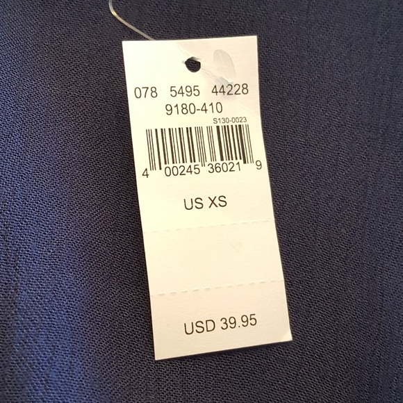 AERIE Navy Blue Blouse - Picture 3 of 8